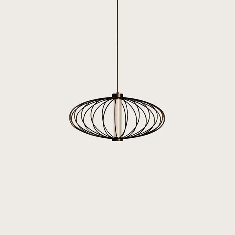 Pepo LED Disc Pendant Matt Black - ARO.C1315/70/NEG