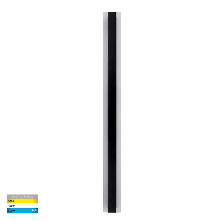 Barline 1000mm 30W CCT 24V DC LED Wall Light Black - HV3584T-BLK-24V