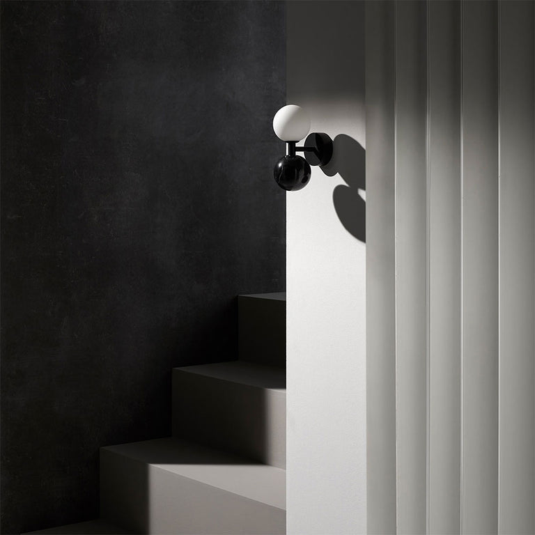 Dalt LED Wall Light Matt Black / Black - ARO.A1280/NEG