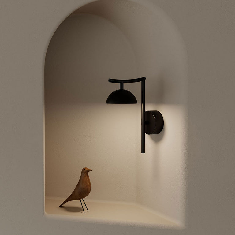 Tana LED Wall Light Matt Black - ARO.A1309/NEG