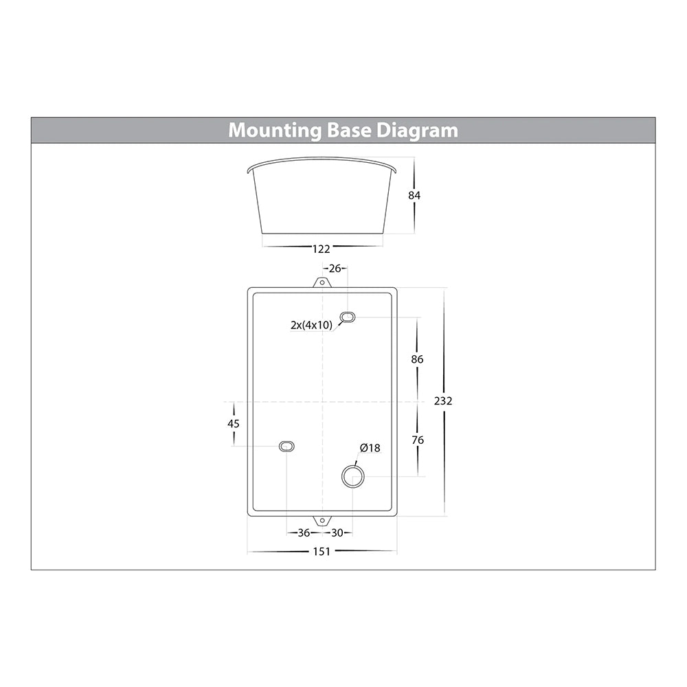 Mask 10W CCT 240V LED Wall Light Black - HV36042T-BLK