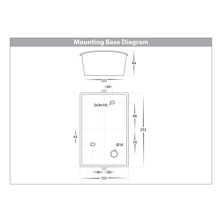 Mask 10W CCT 240V LED Wall Light Black - HV36042T-BLK