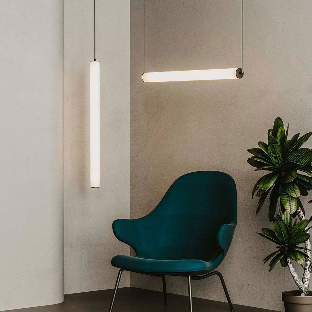 Tube LED Pendant Matt Black - ARO.C1296/NEG