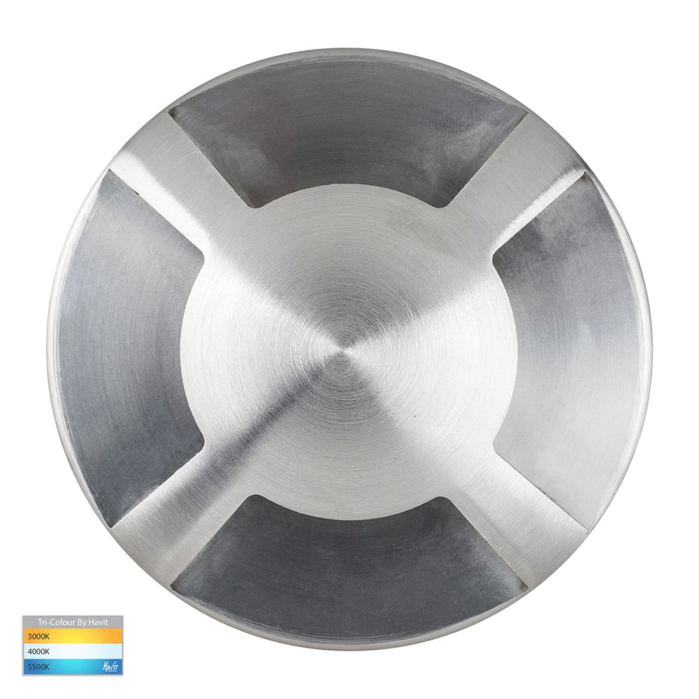 Viale 5W CCT 12V DC MR16 LED Four-Way Driveway Light 316 Stainless Steel - HV19092T