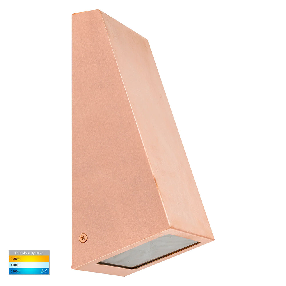Taper 9W CCT 240V E27 LED Wall Wedge Light Copper - HV3601T-CP