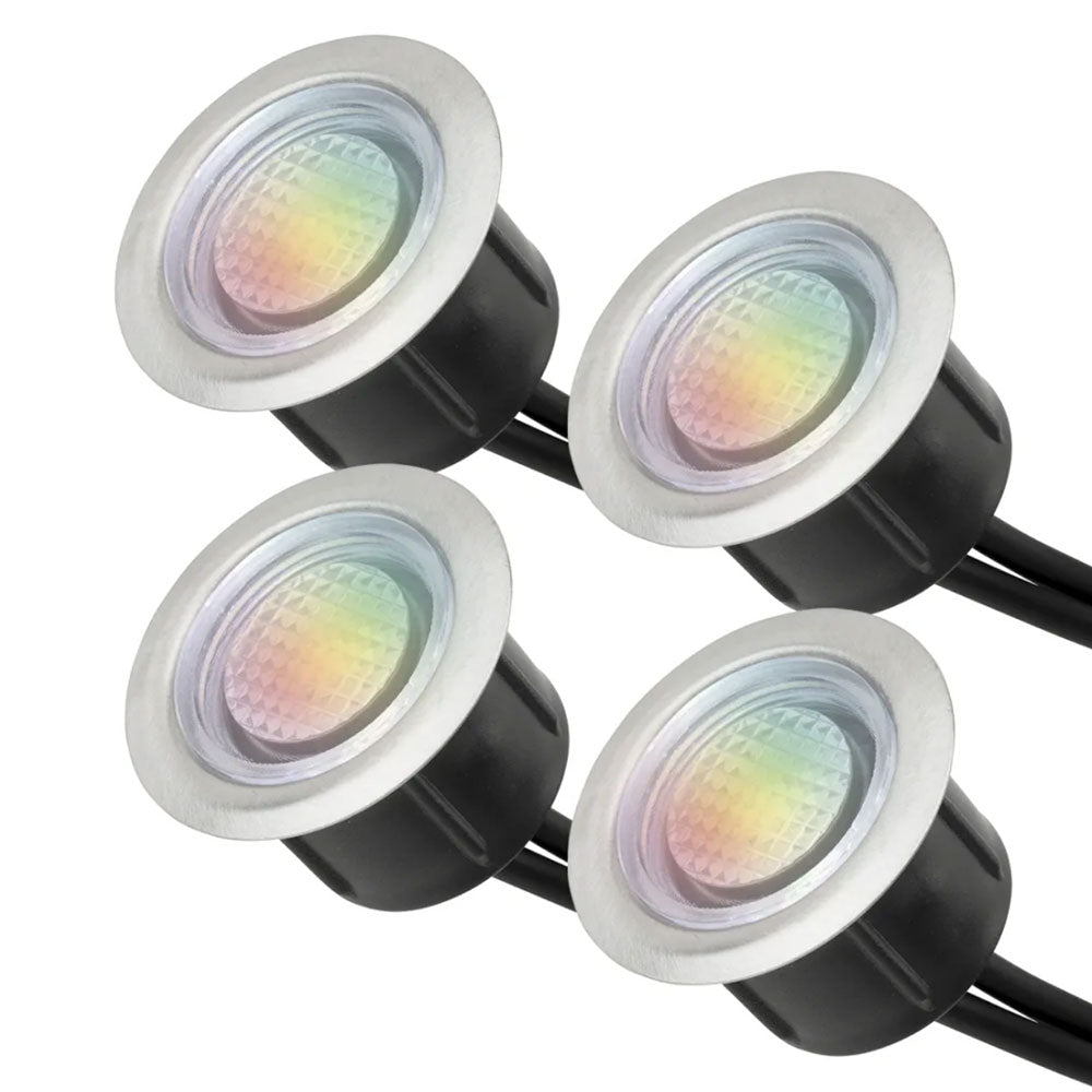 Valla 40mm Round DIY LED Add On 4 Pack Light Add-On Kit RGB - 20945/16