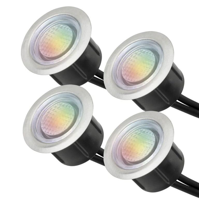 Valla 40mm Round DIY LED Add On 4 Pack Light Add-On Kit RGB - 20945/16