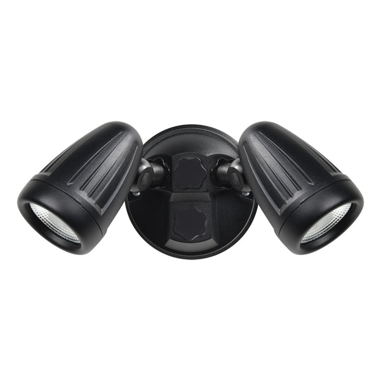 Seculite V 20W LED Twin Spotlight Black / Quinto - 201001