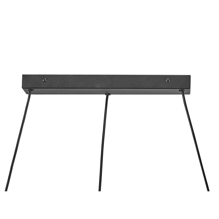 Josefine 7 Light Pendant Matt Black / Brass - 2010303003