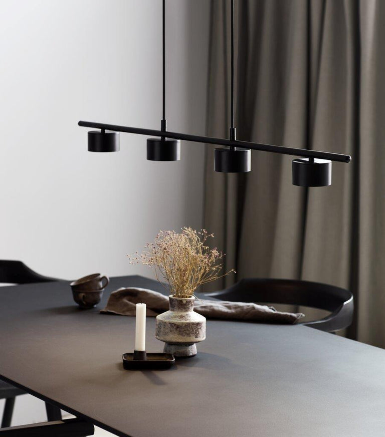 Clyde 20W Bar LED Pendant Black / Warm White - 2010813003