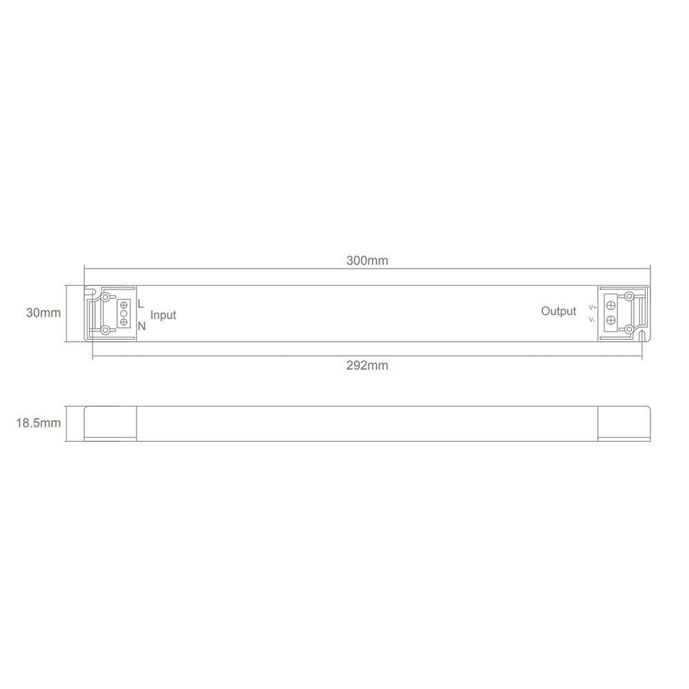 Constant Voltage 24V DC Slim 60W LED Driver IP20 - 20174
