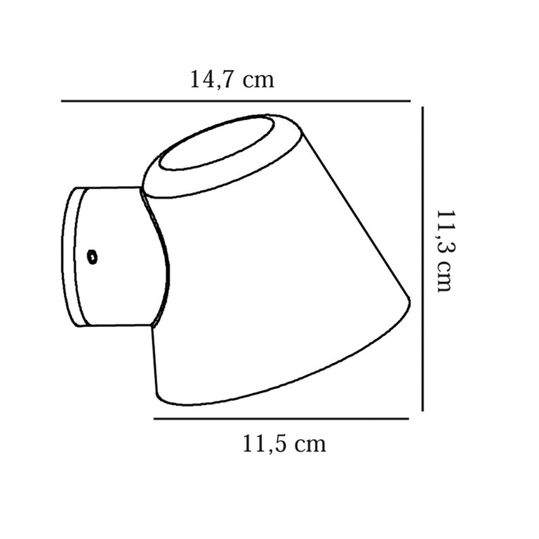 Aleria Wall Light Galvanized - 2019131031