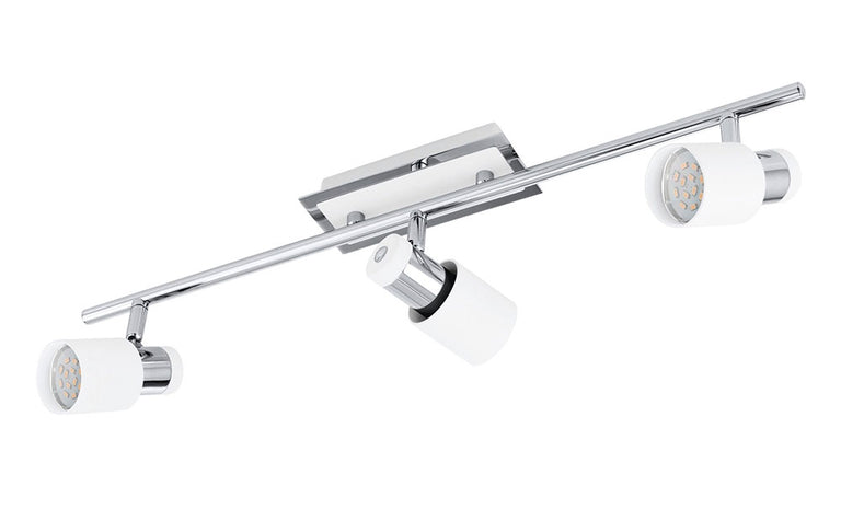 Davida Triple 15W LED Dimmable Adjustable Spotlight White-Chrome / Neutral White - 201997