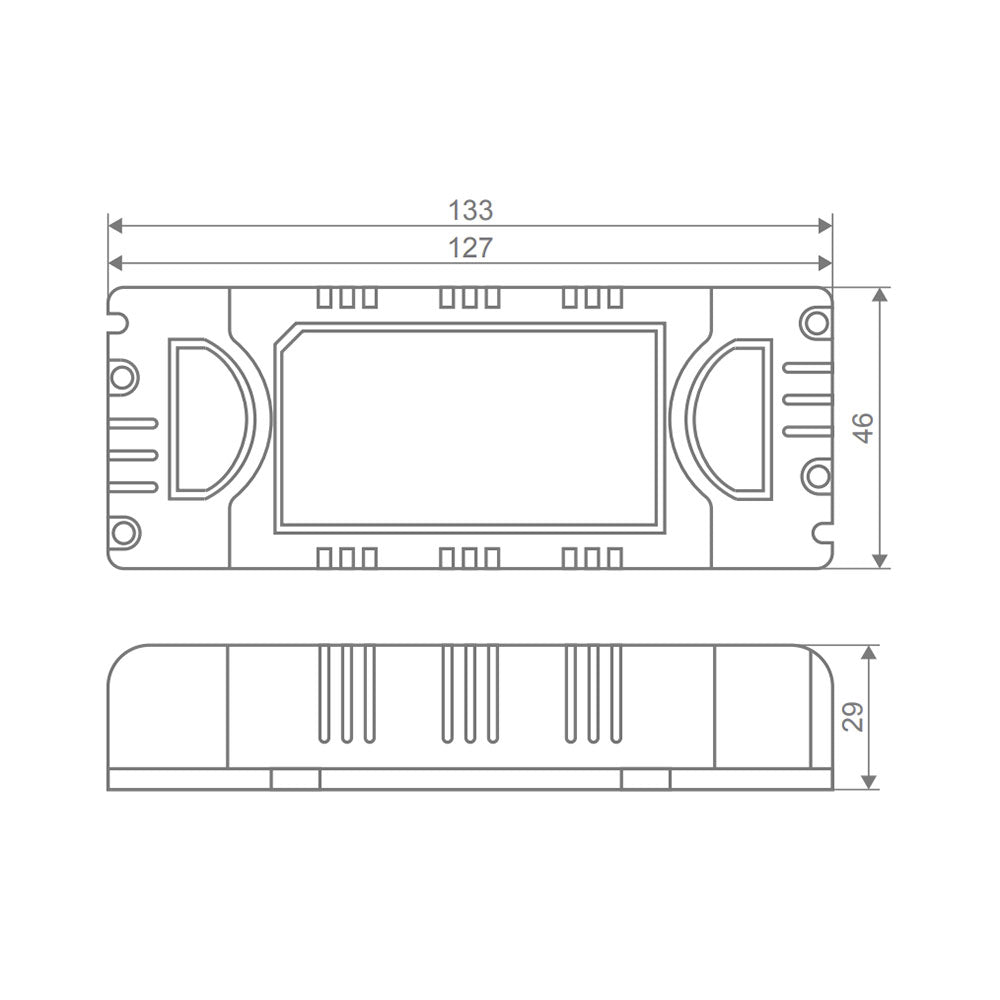 Constant Voltage Dimmable 24V DC 60W LED Driver IP20 - 20219