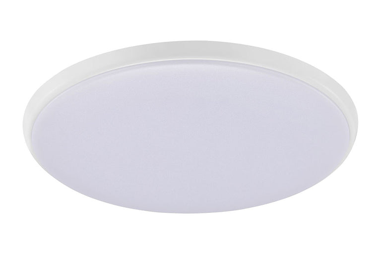 Ozzie 28W Slimline Dimmable LED Ceiling Light White Frame / Cool White - 202236
