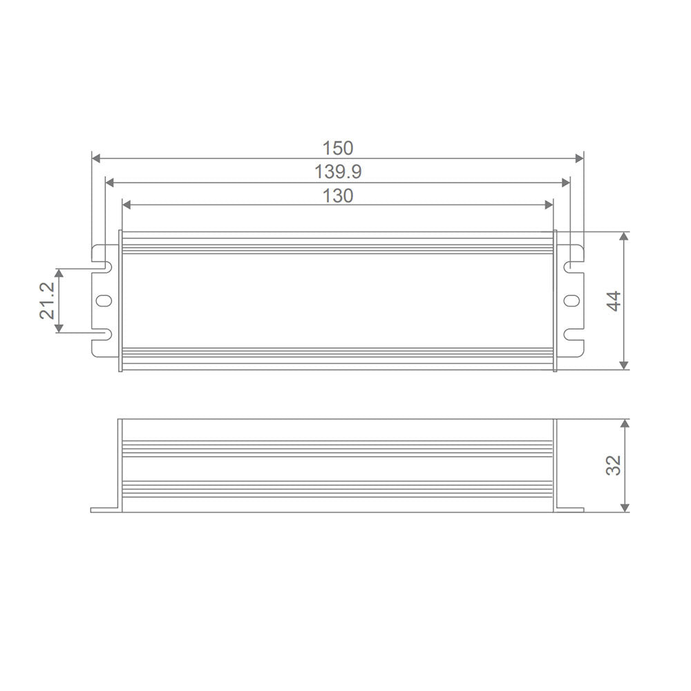 Constant Voltage Dimmable 24V DC 30W LED Driver IP67 - 20236