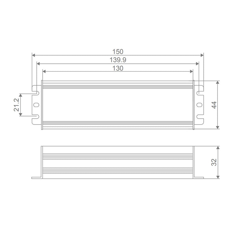 Constant Voltage Dimmable 24V DC 30W LED Driver IP67 - 20236