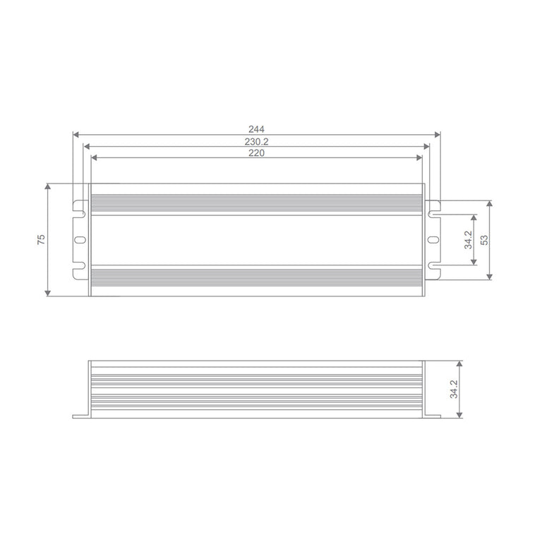 Constant Voltage Dimmable 24V DC 150W LED Driver IP67 - 20239