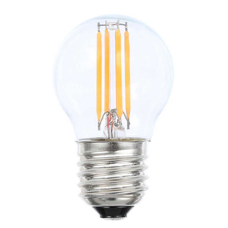 Filament 12V Fancy Round LED 4W E27 Warm White - LFR4WCESWW12V