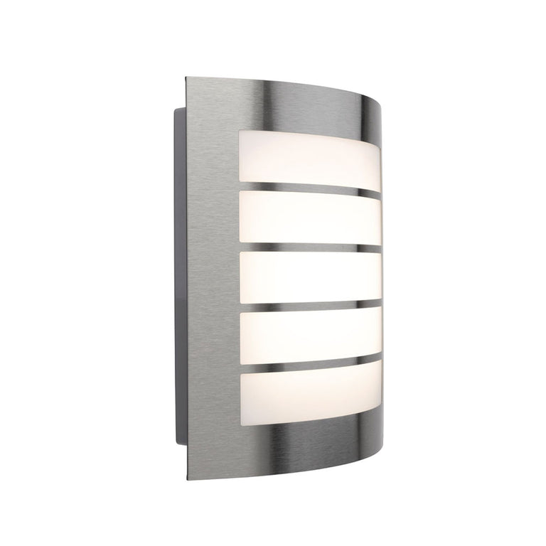 Gladstone Grilled Twin Bunker Light Stainless Steel IP44 - 20293/16