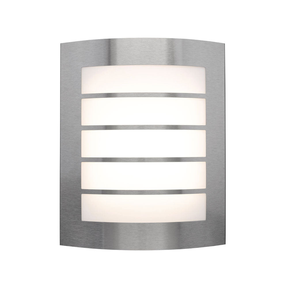 Gladstone Grilled Twin Bunker Light Stainless Steel IP44 - 20293/16