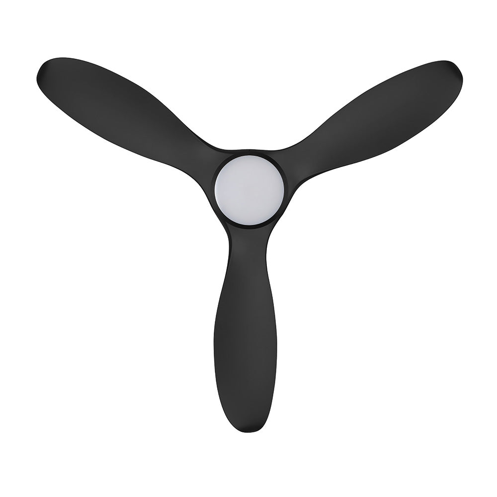 Noosa 52" 18 Watt Dimmable LED DC Ceiling Fan Matt Black / Tri-Colour - 202969