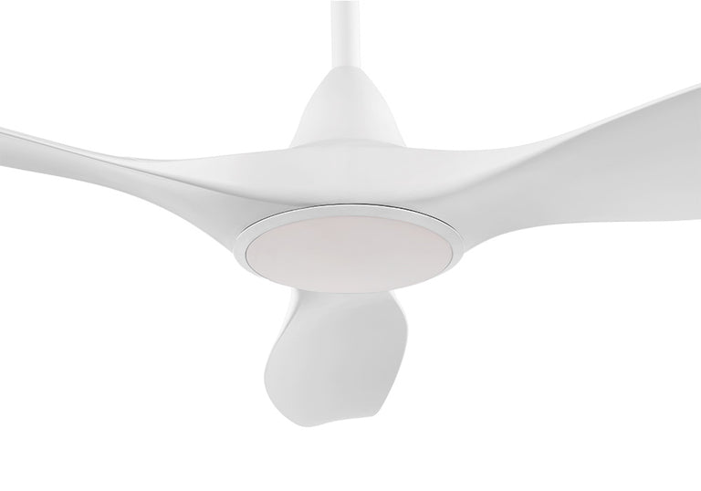 Noosa 52" 18 Watt Dimmable LED DC Ceiling Fan Matt White / Tri-Colour - 202971