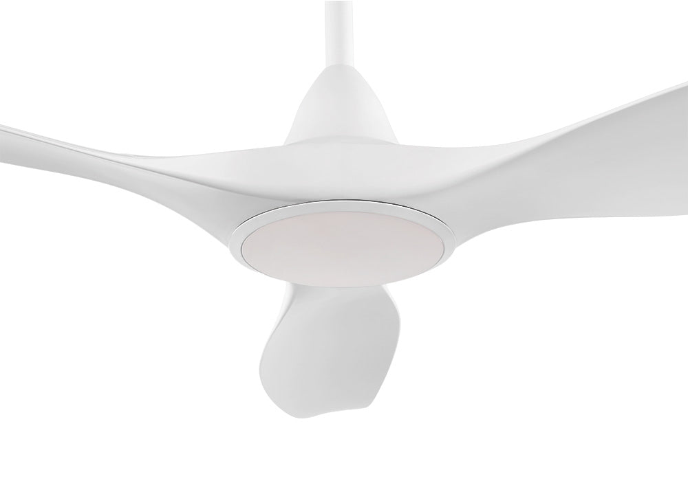 Noosa 40" 18 Watt Dimmable LED DC Ceiling Fan Matt White / Tri-Colour - 204787