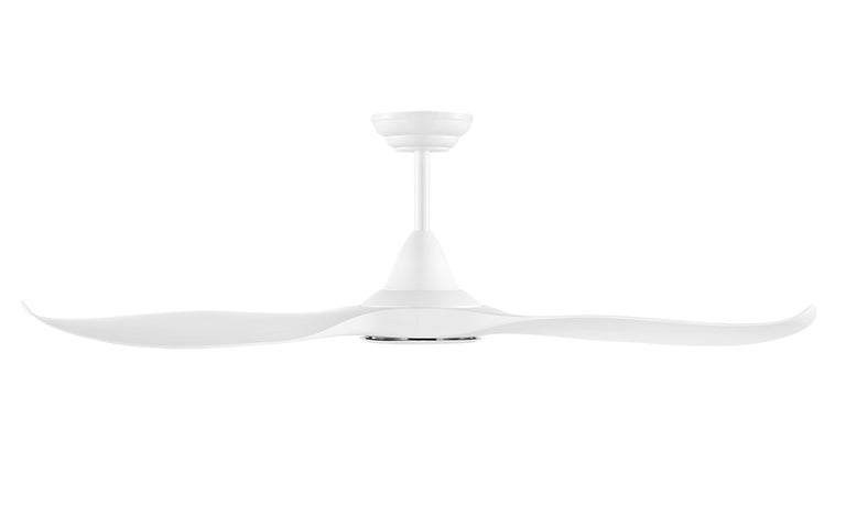 Noosa 52" 18 Watt Dimmable LED DC Ceiling Fan Matt White / Tri-Colour - 202971