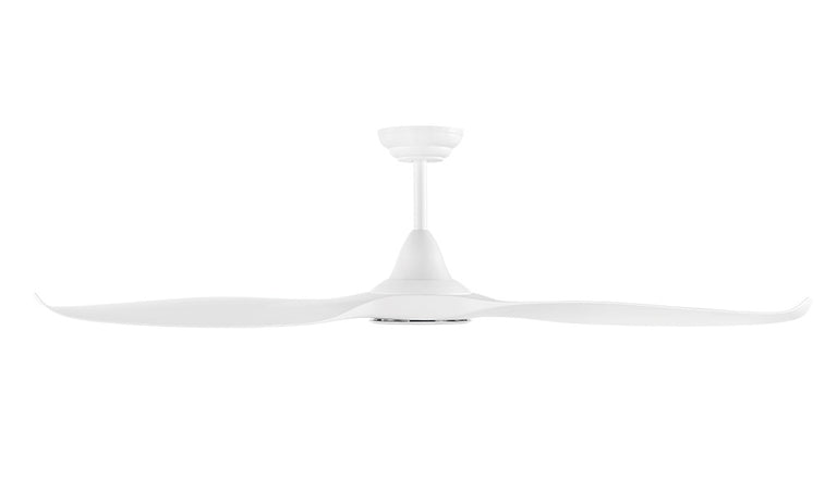 Noosa 60" 18 Watt Dimmable LED DC Ceiling Fan Matt White / Tri-Colour - 202973