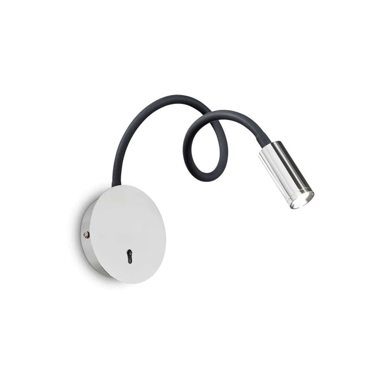 Focus-2 Ap 3.5W LED Switched Flexible Wall Light Chrome / Warm White - 203188