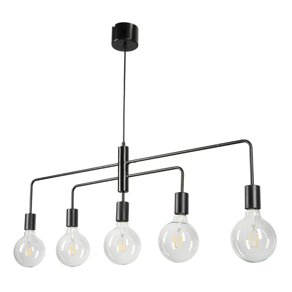 Nico 5 Light Long Metal Bar DIY Pendant - 20323/06