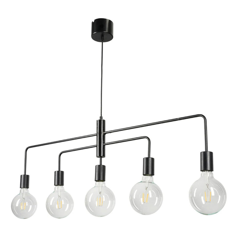 Nico 5 Light Long Metal Bar DIY Pendant - 20323/06