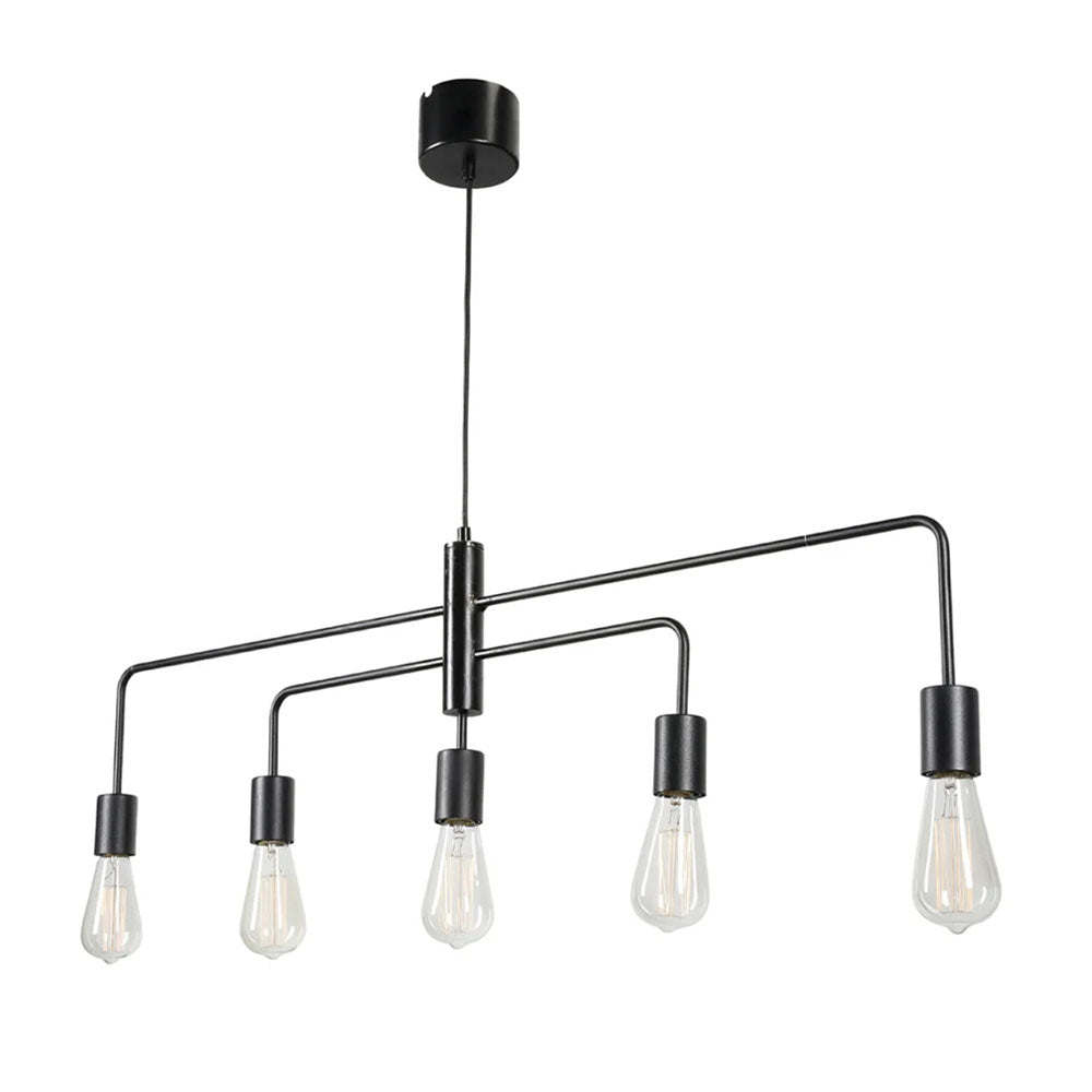 Nico 5 Light Long Metal Bar DIY Pendant - 20323/06