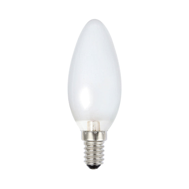 Frosted Candle 6W E12 Dimmable LED Globe / Warm White - LCAN6WPE12WWD