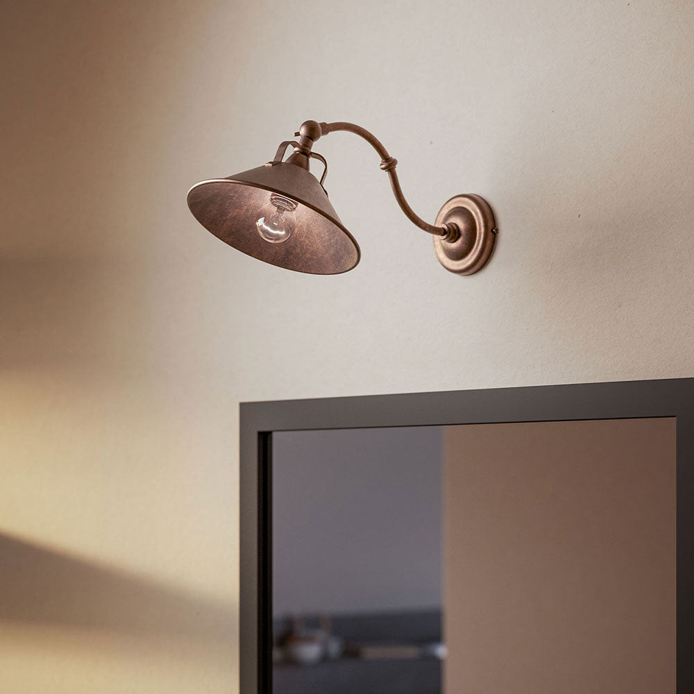 Cascina Curve Arm Wall Light Brass - 204.04.OO