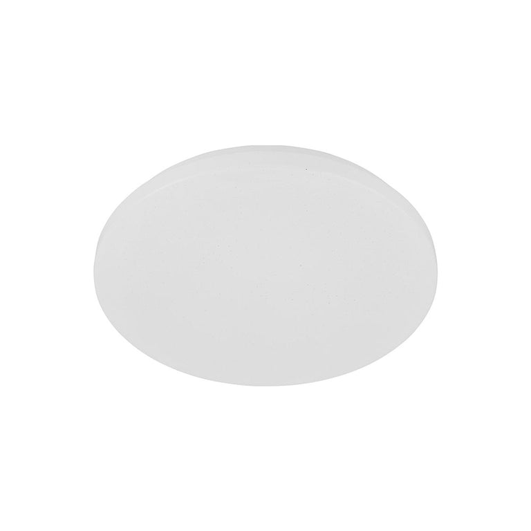Diego 18W LED Oyster Light White & Crystal / Tri-Colour - 204402