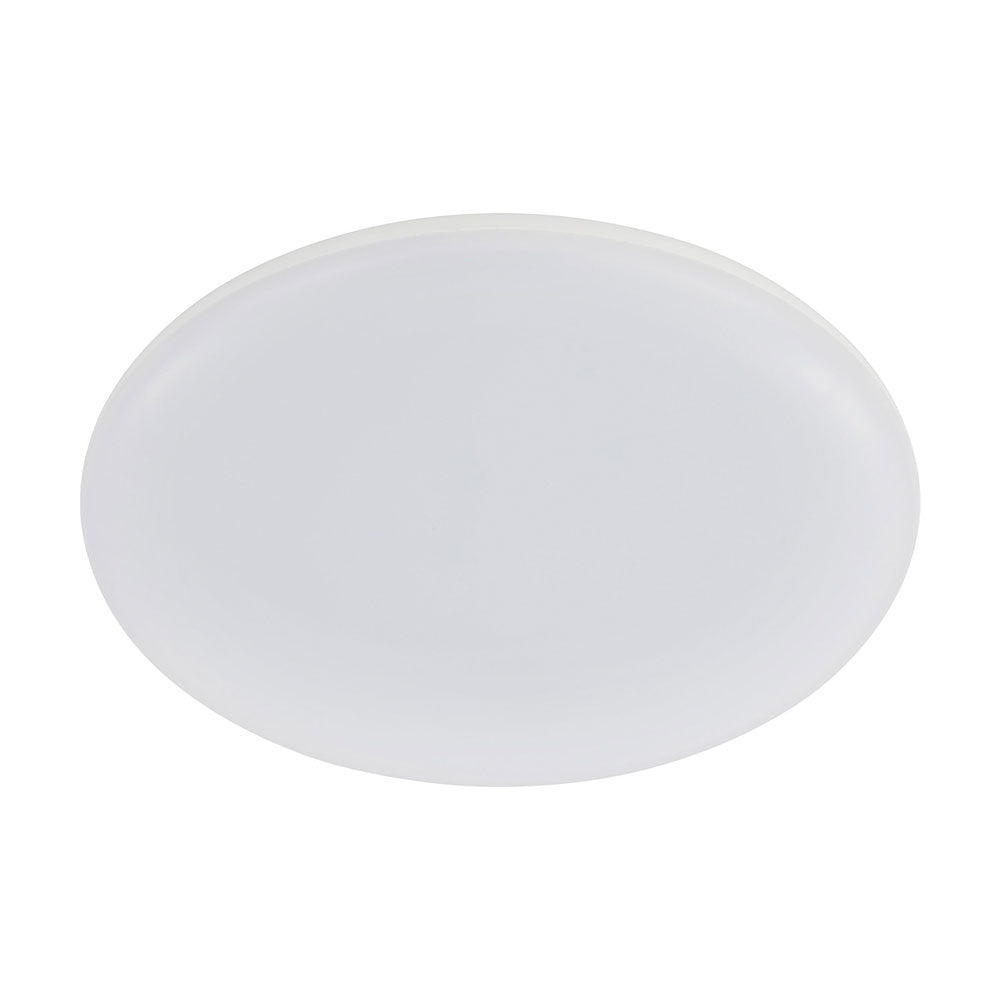 Roystar 30W Dimmable LED Oyster Large White & Matt Black / Tri-Colour - 204407 + 204416
