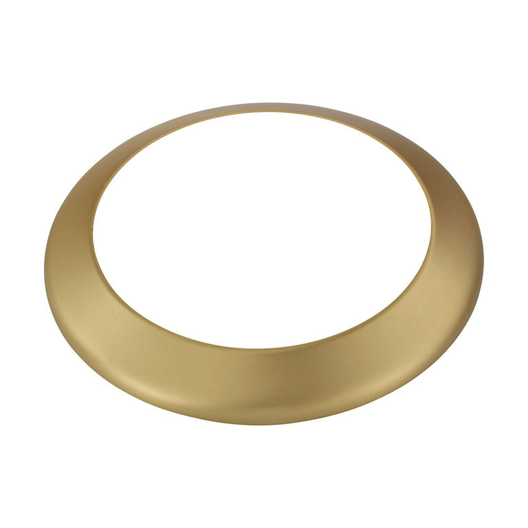 Roystar 380mm Oyster Trim Brushed Brass - 204414
