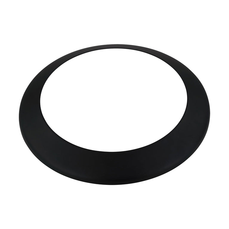 Roystar 30W Dimmable LED Oyster Large White & Matt Black / Tri-Colour - 204407 + 204416