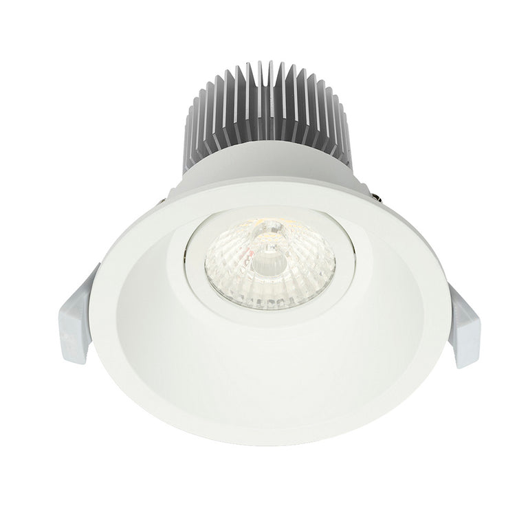 Mini Trim-II 10W LED Colour Temperature Changing Gimbal Downlight White - 20454/05