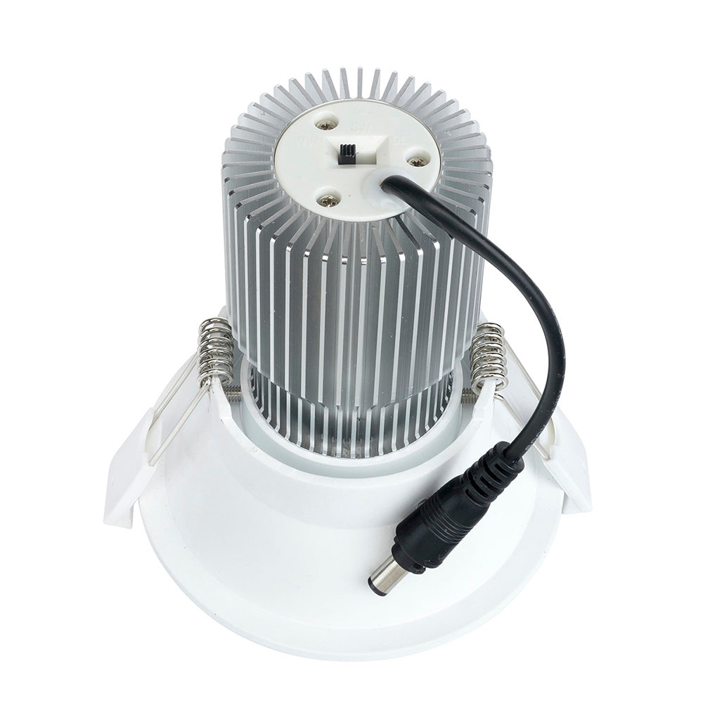 Mini Trim-II 10W LED Colour Temperature Changing Gimbal Downlight White - 20454/05