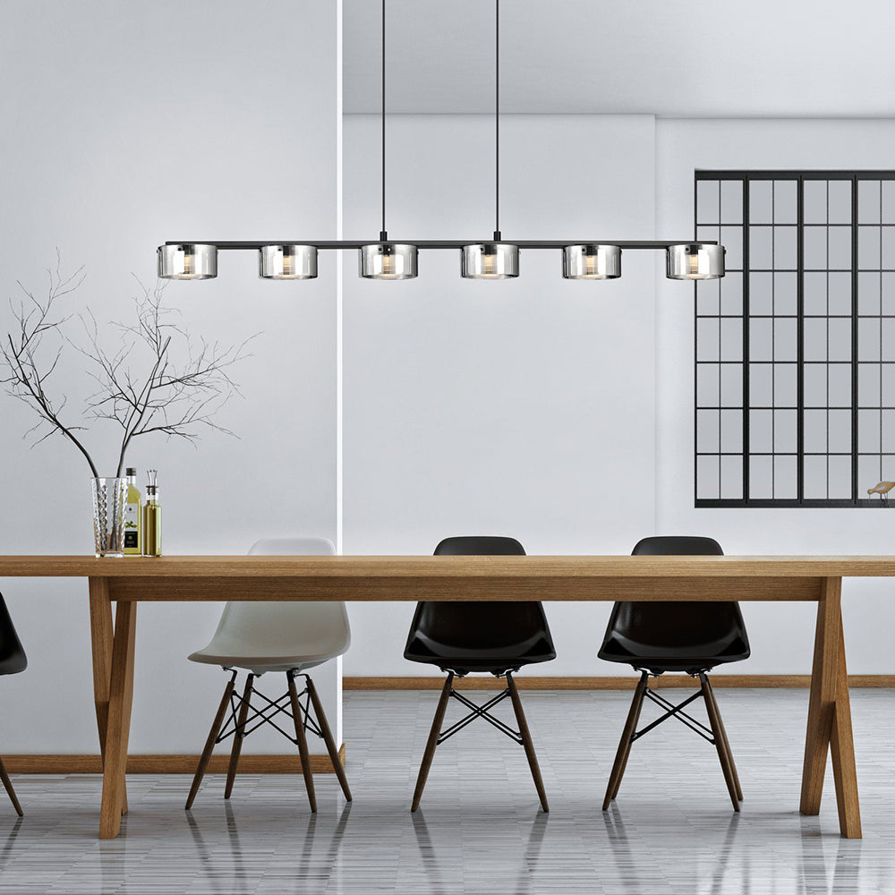 Copillos 34.8W LED Dimmable Pendant Black / Warm White - 204735