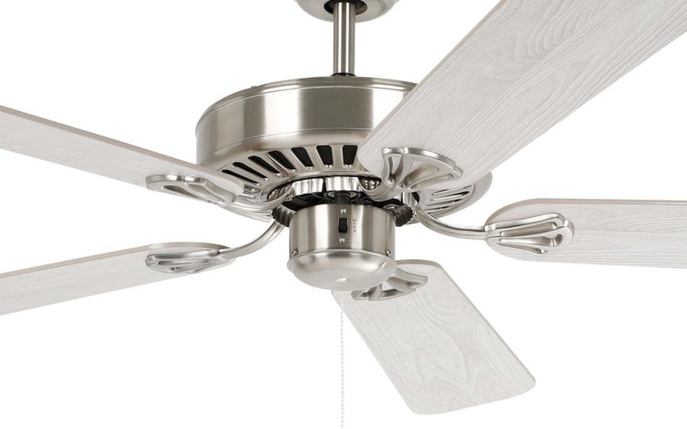 Waikiki 52" AC Ceiling Fan Satin Nickel / Oak Blades - 20518108