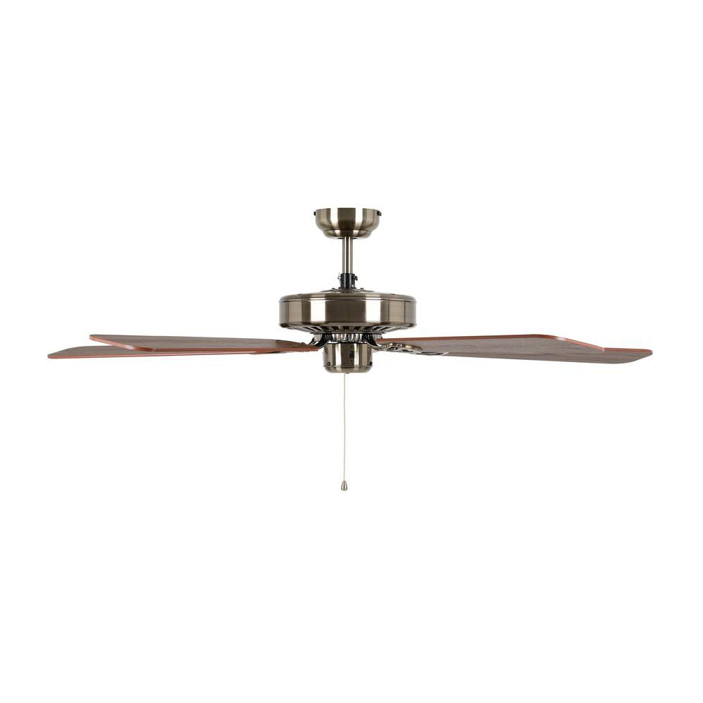 Waikiki 52" AC Ceiling Fan Antique Bronze / Walnut Blades - 20518109