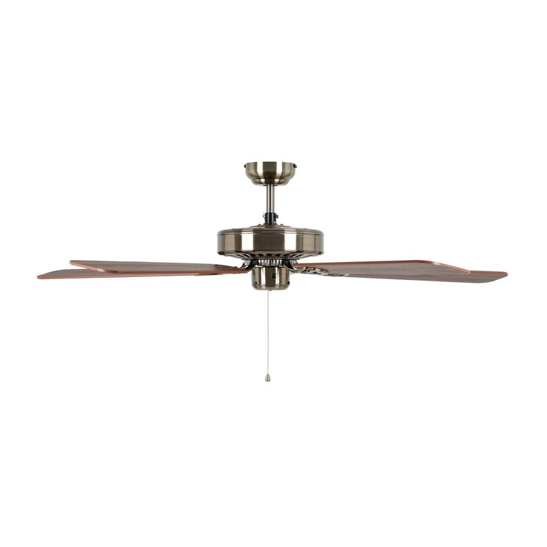Waikiki 52" AC Ceiling Fan Antique Bronze / Walnut Blades - 20518109