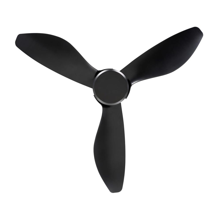 Torquay 48" DC Ceiling Fan Matt Black - 20522702