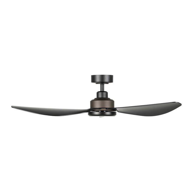Torquay 48" DC Ceiling Fan Matt Black - 20522702