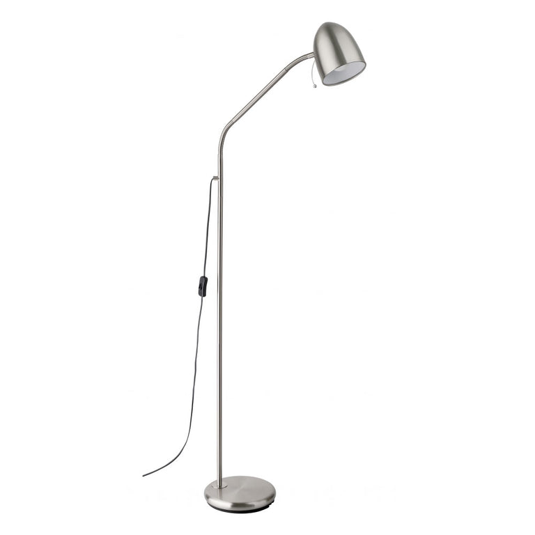 Lara Floor Lamp Satin Nickel - 205278N