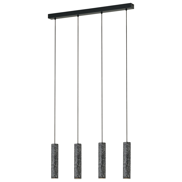 Mentalona 4 Light 20W Dimmable LED Pendant Anthracite / Neutral White - 205313